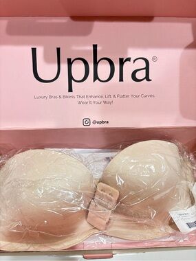 UpBra Nude Strapless Convertible Push-Up Bra